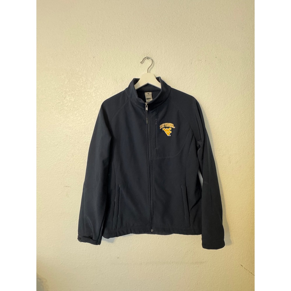 Colosseum WVU Mountaineers Jacket‎ Full Zip Softshell Coat Womens XL